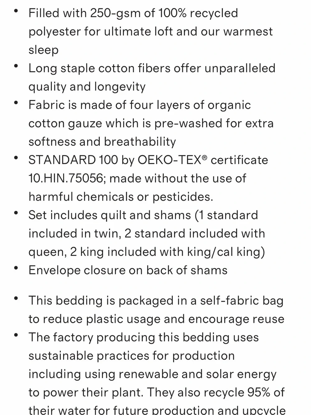 Quince Organic Cotton Gauze Dream Quilt Set in Undyed King 1189